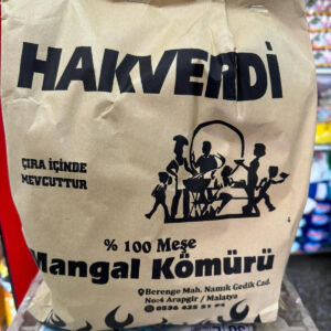 HAKVERDİ %100 Meşe Odunundan Mangal Kömürü 1 KG (Çıra İçinde Mevcuttur)