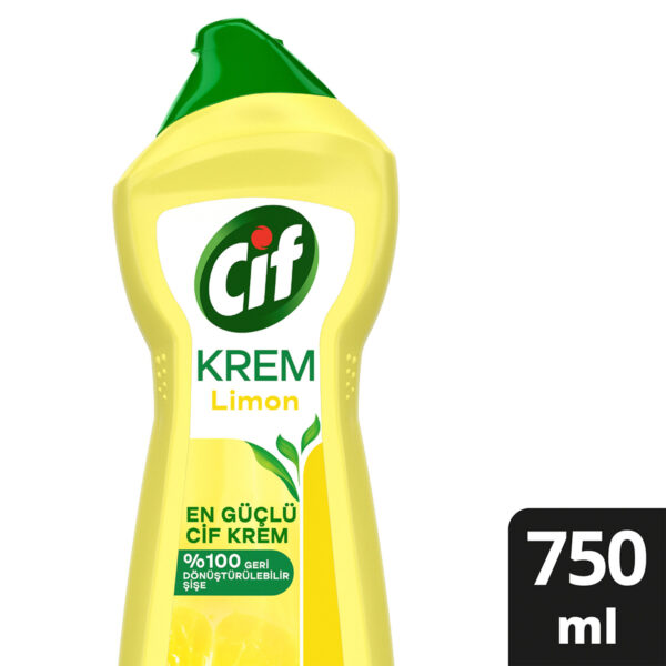 Cif Krem Limon Kokulu Temizleyici 750 ml