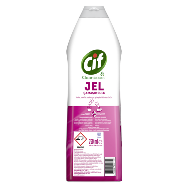 Cif Jel Tüm Yüzeyler Çiçek Ferahlığı Yüzey Temizleyici 750 ml - Görsel 3