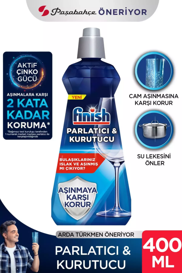 Finish Bulaşık Makinesi Parlatıcı Ve Kurutucu 400 ml