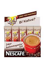 Nescafe 2'si 1 Arada Şekersiz Kahve