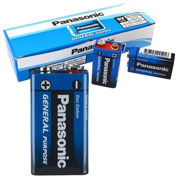 PANASONIC Pil 9v Kare Pil Panasonic-atc Tekli